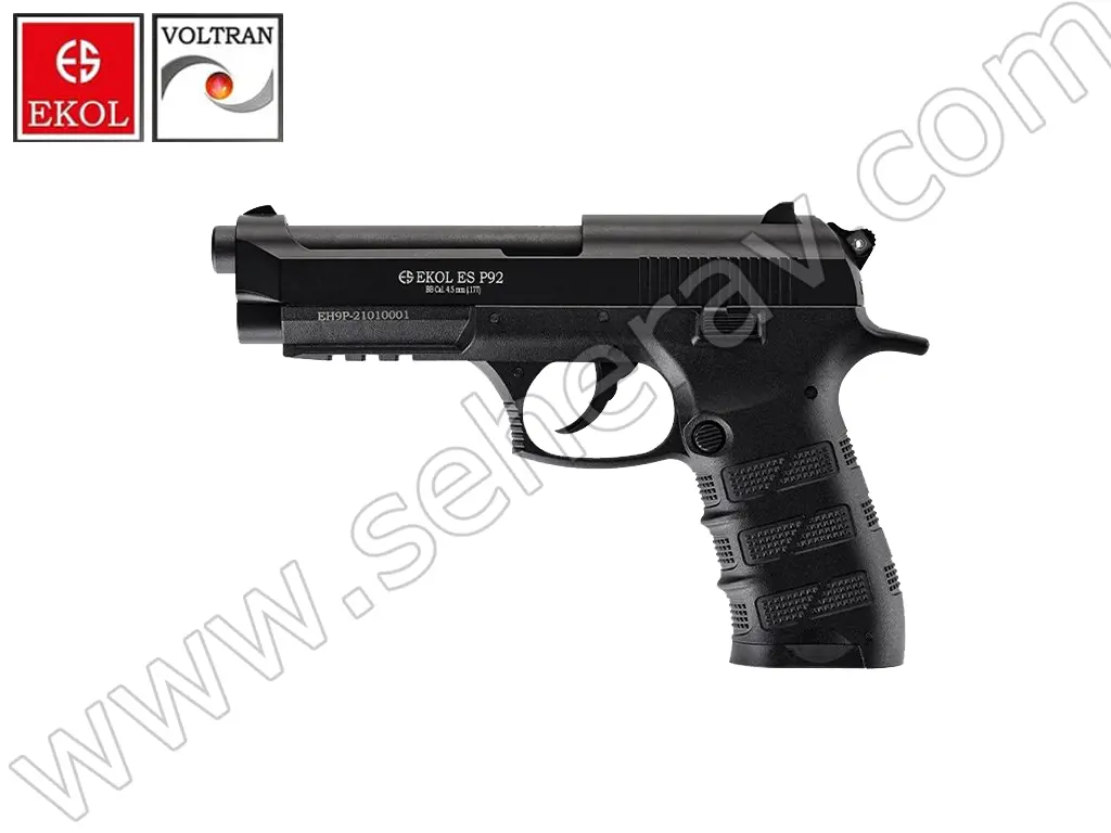 EKOL S P92 POLİMER SİYAH HAVALI TABANCA