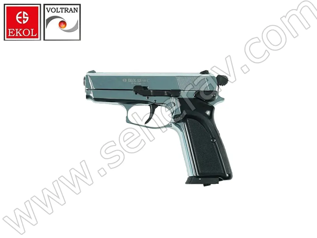 EKOL S66 COMPACKT PARLAK BEYAZ HAVALI TABANCA