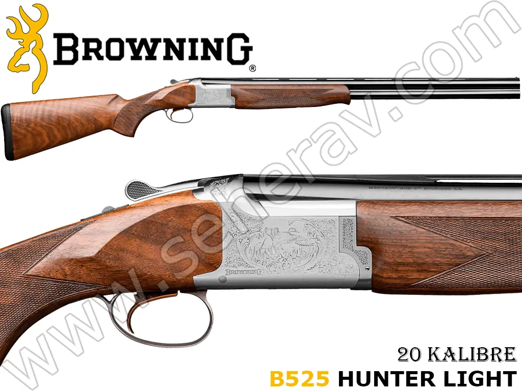 BROWNING B525 HUNTER LIGHT 20 KALİBRE SÜPERPOZE AV TÜFEĞİ