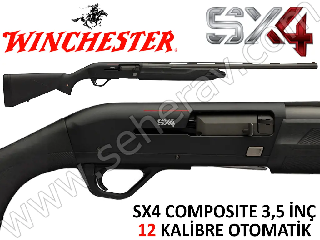 WINCHESTER SX4 COMPOSİTE 3.5 İNÇ 89 MM 12 KALİBRE YARI OTOMATİK AV TÜFEĞİ