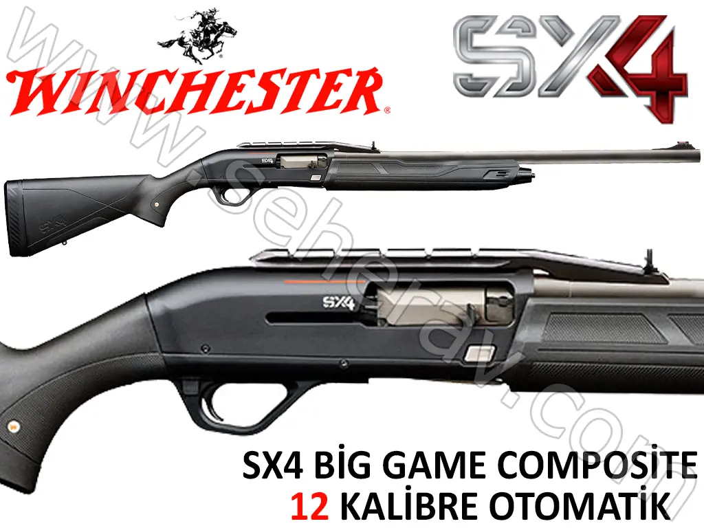 WINCHESTER SX4 BİG GAME COMPOSİTE SMOOTH SLUG CANTİLEVER 12 KALİBRE YARI OTOMATİK AV TÜFEĞİ