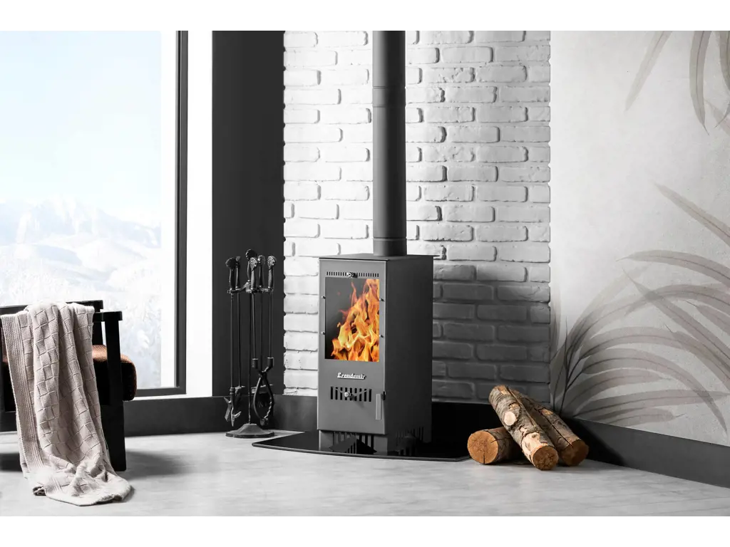 ŞÖMİNE TUĞLALI SOBA