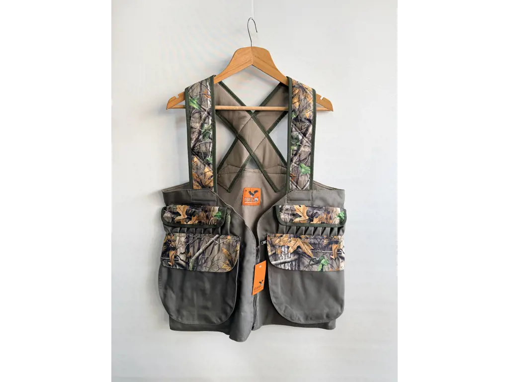 DARGO ASKILI HAKİ YAPRAK DESENLİ AVCI YELEĞİ