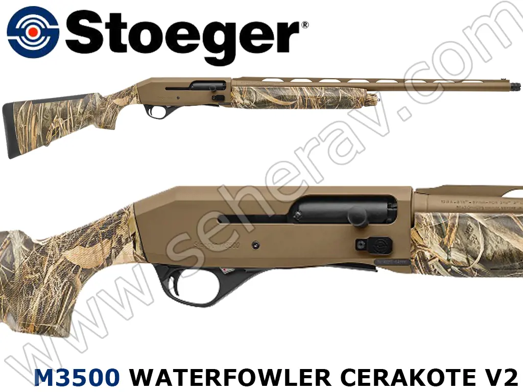 STOEGER M3500 WATERFOWLER CERAKOTE FDE V2 12 KALİBRE YARI OTOMATİK AV TÜFEĞİ
