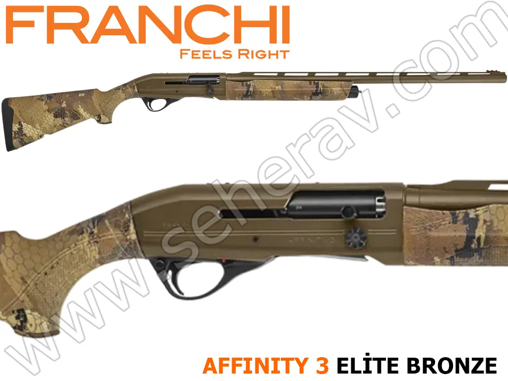 FRANCHİ AFFINITY 3 ELİTE BRONZE 12 KALİBRE YARI OTOMATİK AV TÜFEĞİ