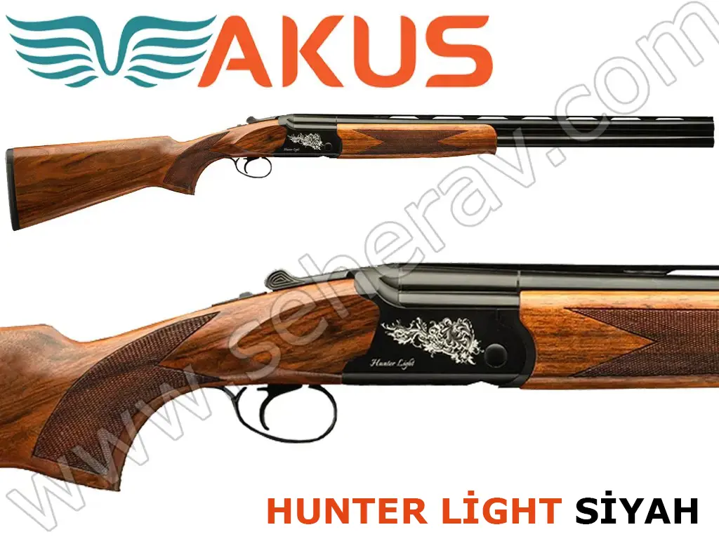 AKUS HUNTER LİGHT SİYAH 12 KALİBRE SÜPER POZE AV TÜFEĞİ