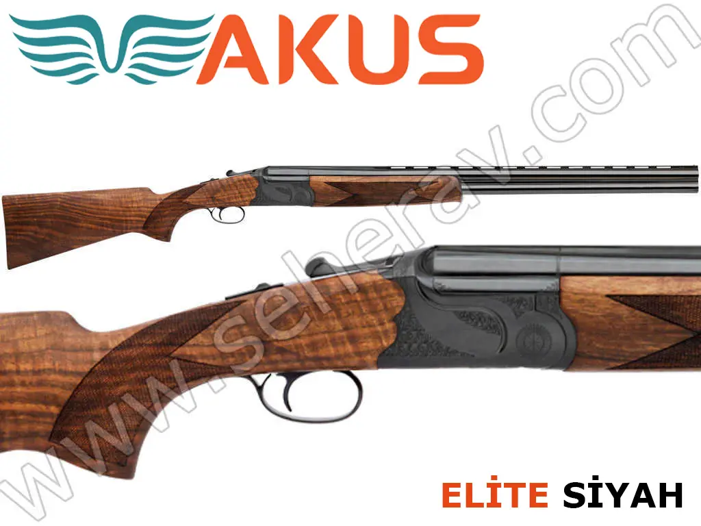 AKUS ELİTE SİYAH İŞLEMELİ 12 KALİBRE SÜPER POZE AV TÜFEĞİ