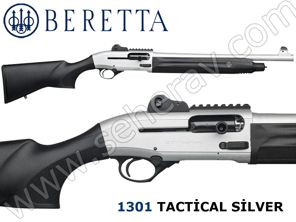 BERETTA 1301 TACTICAL SİLVER MY23 12 KALİBRE YARI OTOMATİK AV TÜFEĞİ