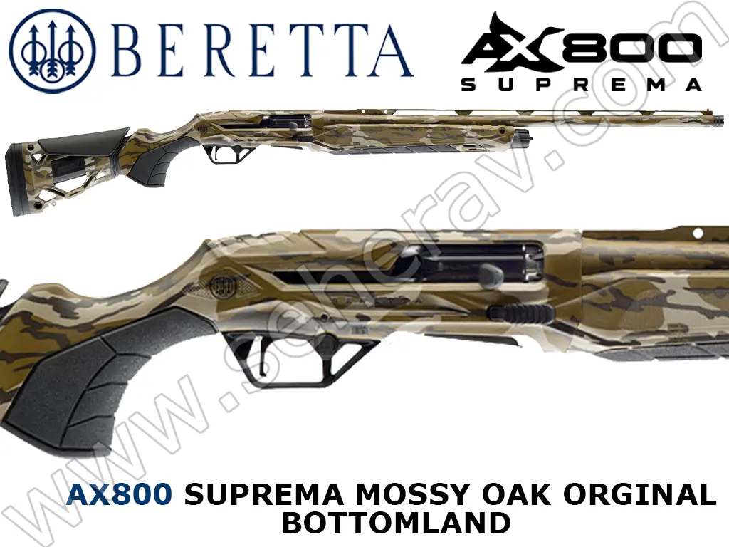  BERETTA AX800 SUPREMA MOSSY OAK ORİGİNAL BOTTOMLAND 12 KALİBRE YARI OTOMATİK AV TÜFEĞİ