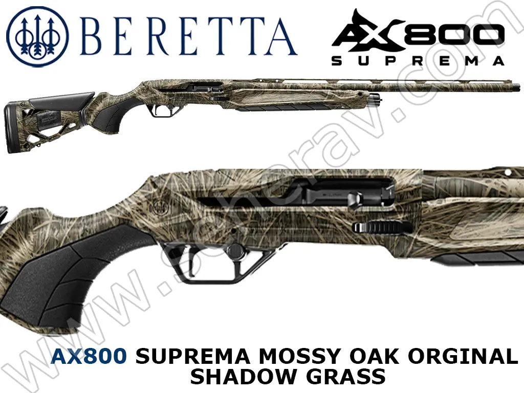 BERETTA AX800 SUPREMA MOSSY OAK ORİGİNAL SHADOW GRASS 12 KALİBRE YARI OTOMATİK AV TÜFEĞİ