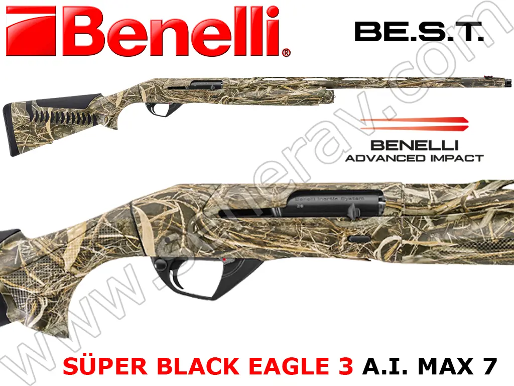 BENELLİ SÜPER BLACK EAGLE 3 MAX 7 A.I. BE.S.T. 12 KALİBRE YARI OTOMATİK AV TÜFEĞİ