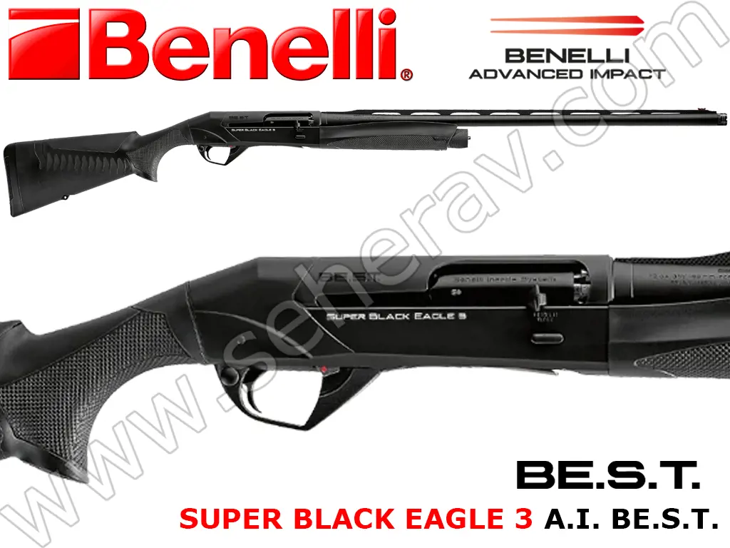 BENELLİ SÜPER BLACK EAGLE 3 SENTETİK A.I. ADVANCED IMPACT BE.S.T. 12 KALİBRE YARI OTOMATİK AV TÜFEĞİ