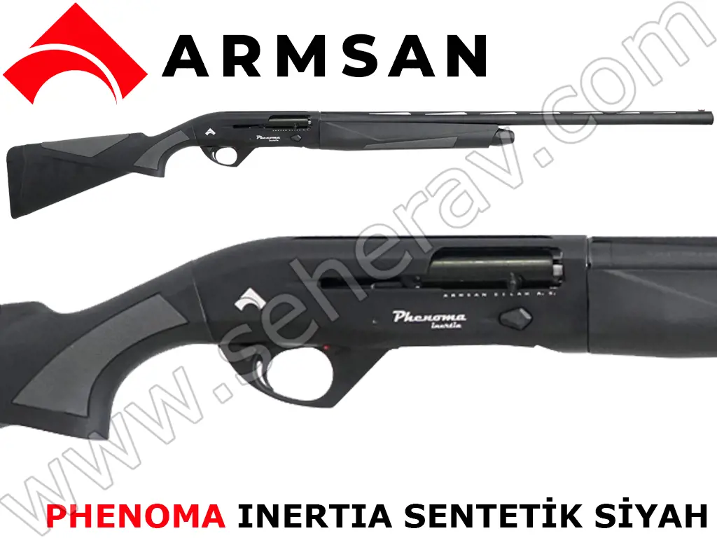 ARMSAN PHENOMA INERTIA SENTETİK SİYAH 12 KALİBRE YARI OTOMATİK AV TÜFEĞİ