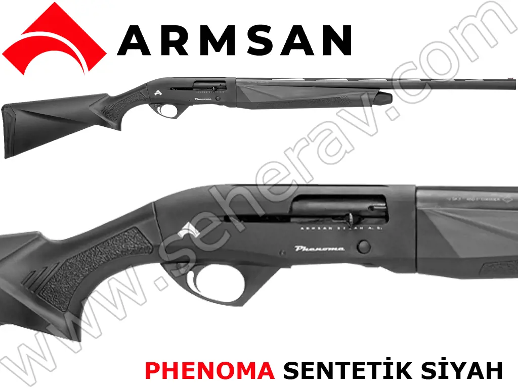 ARMSAN PHENOMA SENTETİK SİYAH 12 KALİBRE YARI OTOMATİK AV TÜFEĞİ