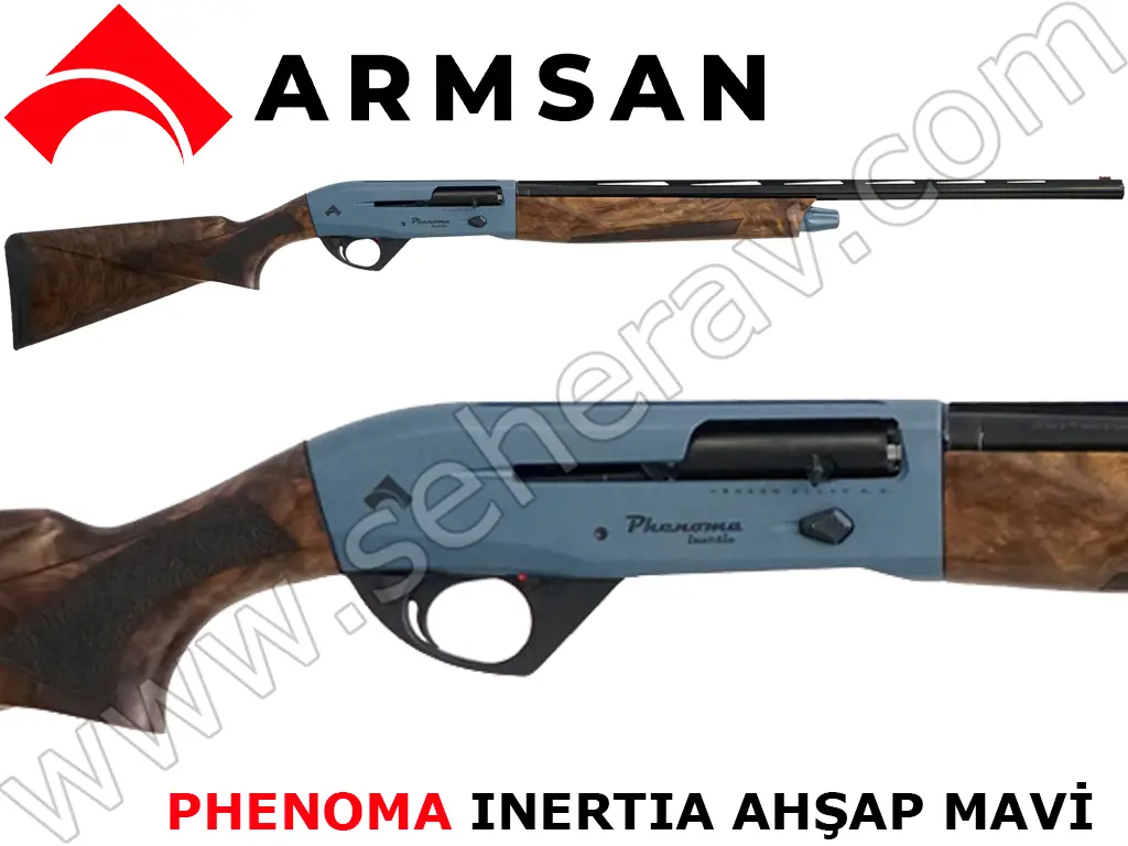 ARMSAN PHENOMA INERTIA TİTANİUM MAVİ 12 KALİBRE YARI OTOMATİK AV TÜFEĞİ