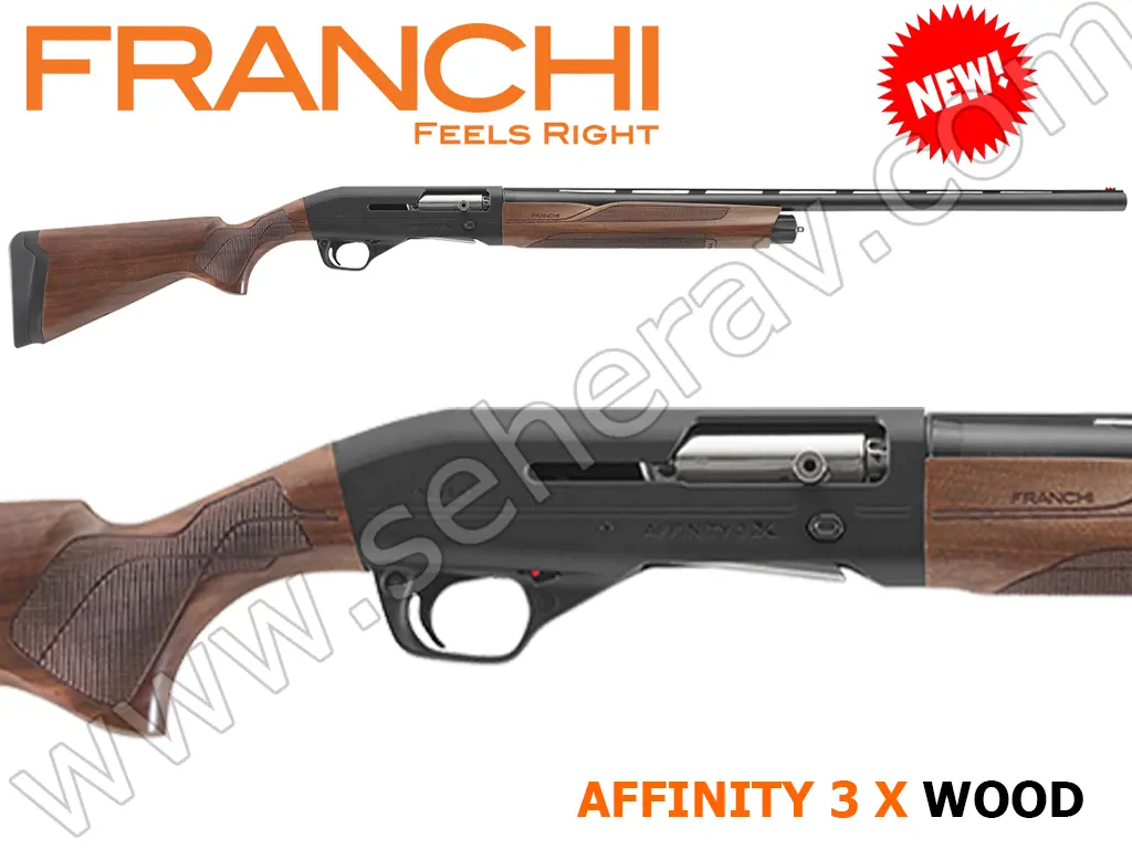 FRANCHI AFFINITY 3 X AHŞAP YENİ MODEL 12 KALİBRE YARI OTOMATİK AV TÜFEĞİ