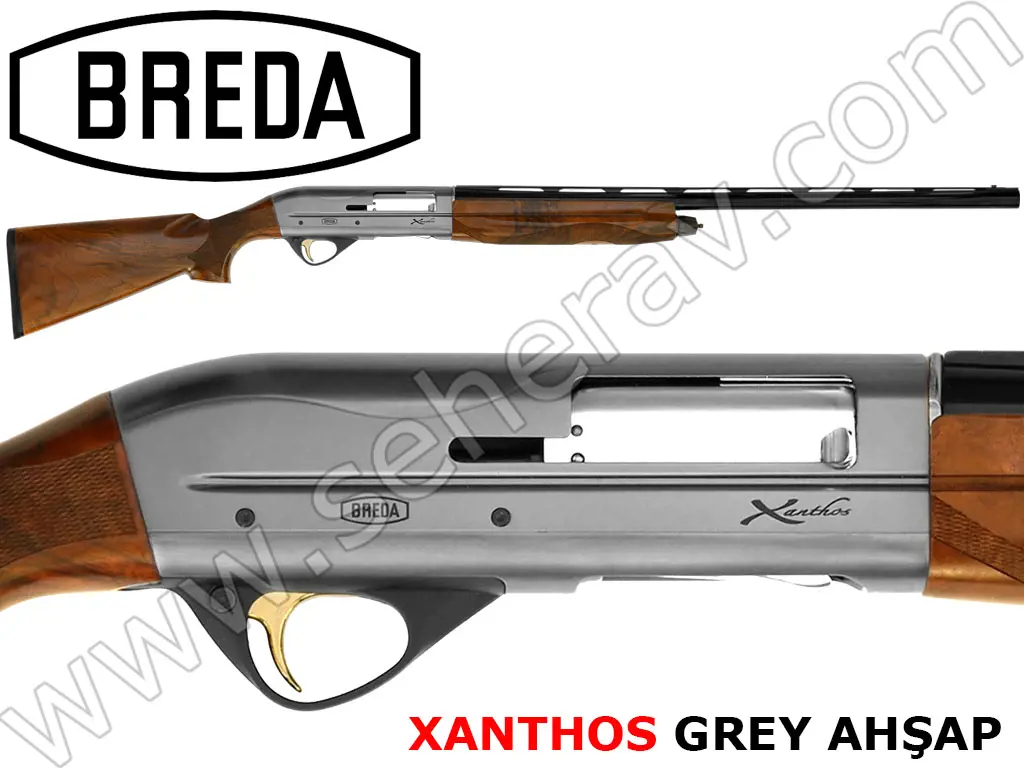 BREDA XANTHOS GREY AHŞAP 12 KALİBRE YARI OTOMATİK AV TÜFEĞİ