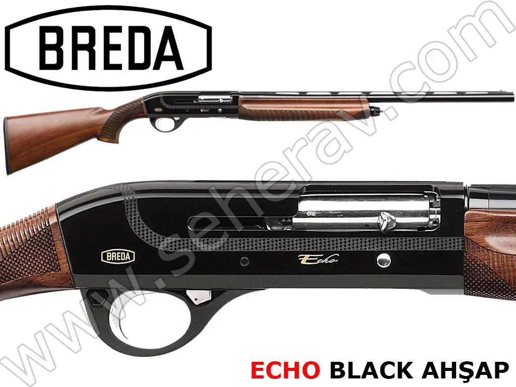 BREDA ECHO BLACK AHŞAP 12 KALİBRE YARI OTOMATİK AV TÜFEĞİ