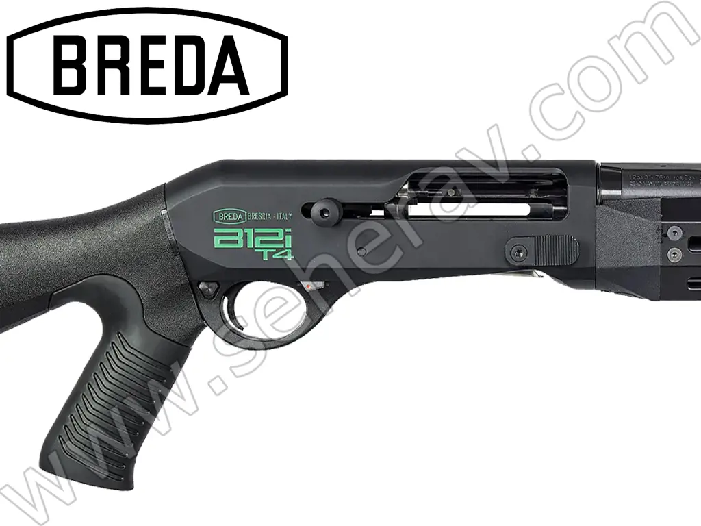 BREDA B12IT4 BLACK SENTETİK TABANCA KUNDAK 12 KALİBRE YARI OTOMATİK AV TÜFEĞİ
