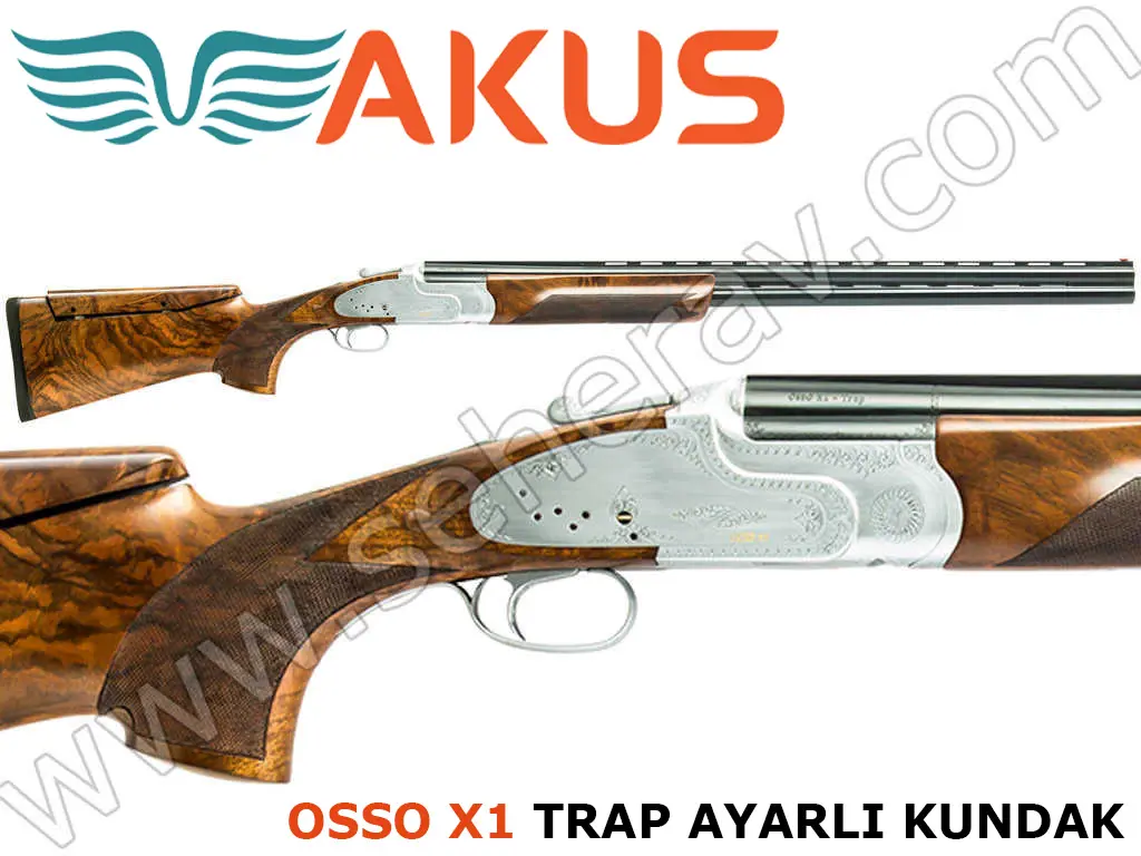 AKUS X1 OSSO TRAP AYARLI KUNDAK 12 KALİBRE ATIŞ TÜFEĞİ