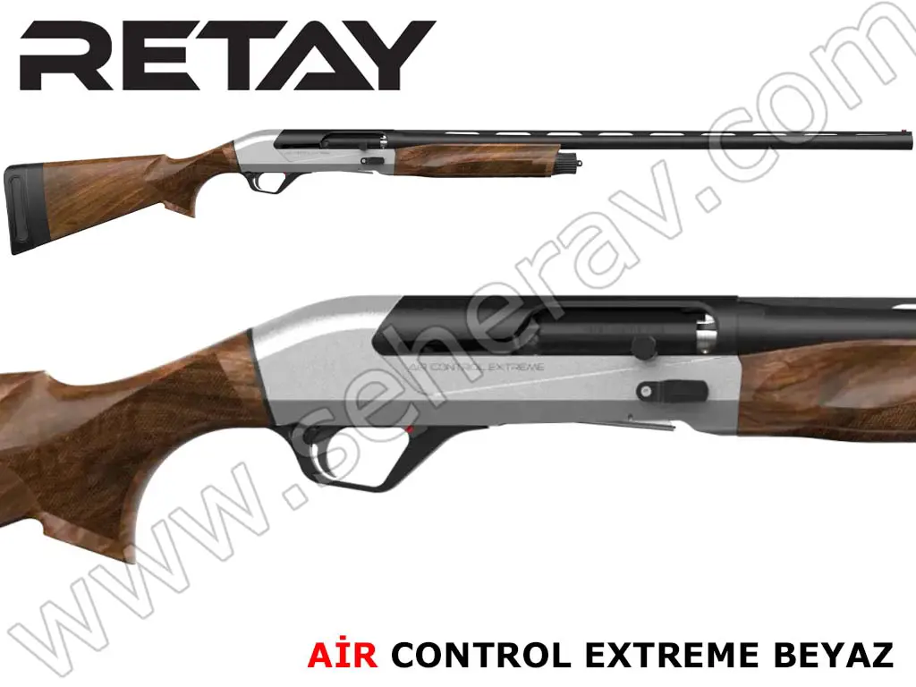 RETAY AİR CONTROL EXTREME COMFORT BEYAZ AHŞAP 12 KALİBRE YARI OTOMATİK AV TÜFEĞİ
