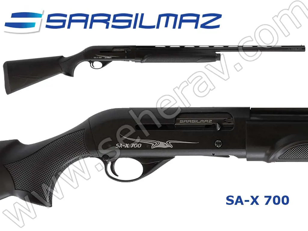 SARSILMAZ SA-X 700 SİYAH SENTETİK 12 KALİBRE YARI OTOMATİK AV TÜFEĞİ