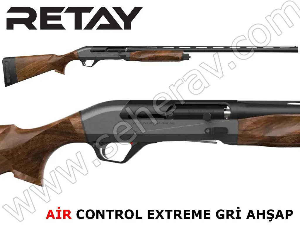 RETAY AİR CONTROL EXTREME GRİ AHŞAP 12 KALİBRE YARI OTOMATİK AV TÜFEĞİ