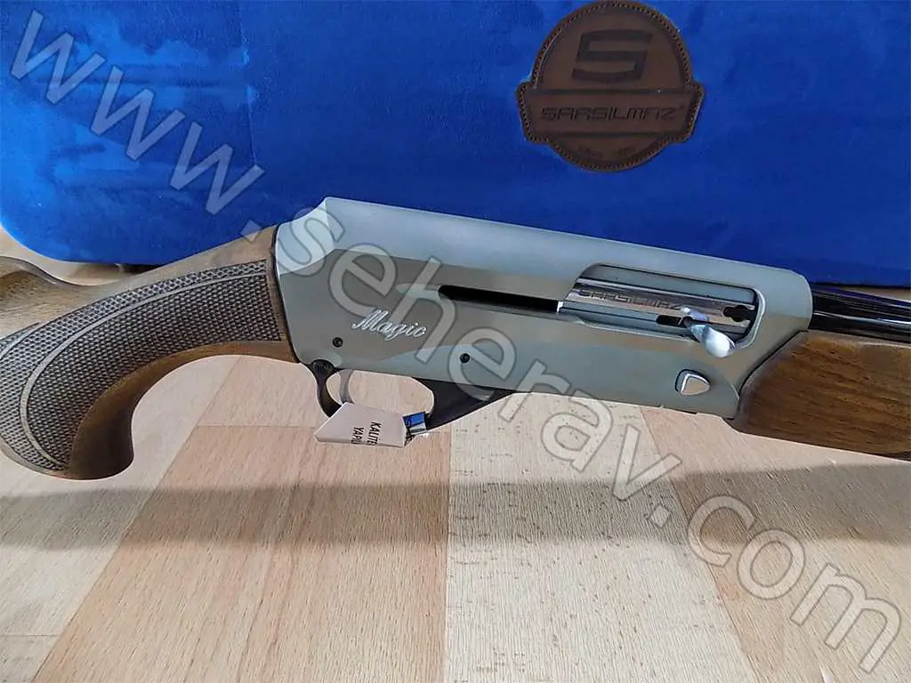 SARSILMAZ MAGİC BEYAZ AHŞAP SLUG 12 KALİBRE YARI OTOMATİK AV TÜFEĞİ