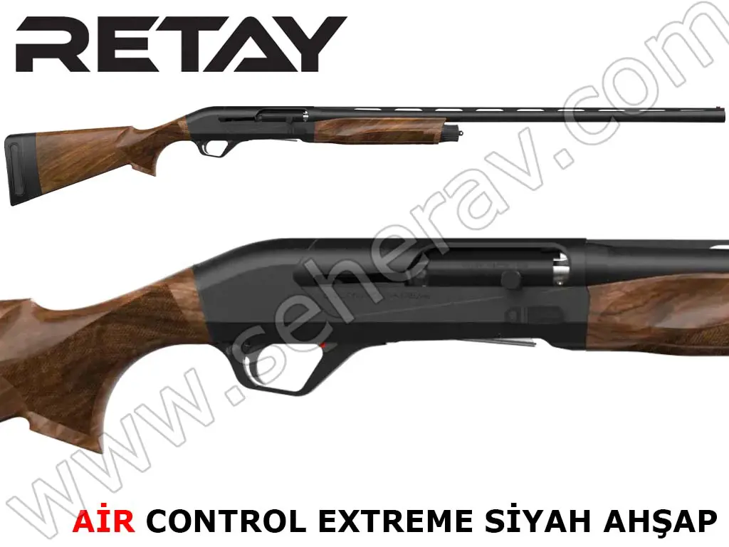 RETAY AİR CONTROL EXTREME SİYAH AHŞAP 12 KALİBRE YARI OTOMATİK AV TÜFEĞİ