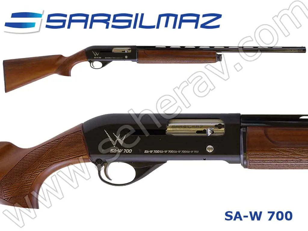SARSILMAZ SA-W 700 SİYAH AHŞAP 12 KALİBRE YARI OTOMATİK AV TÜFEĞİ