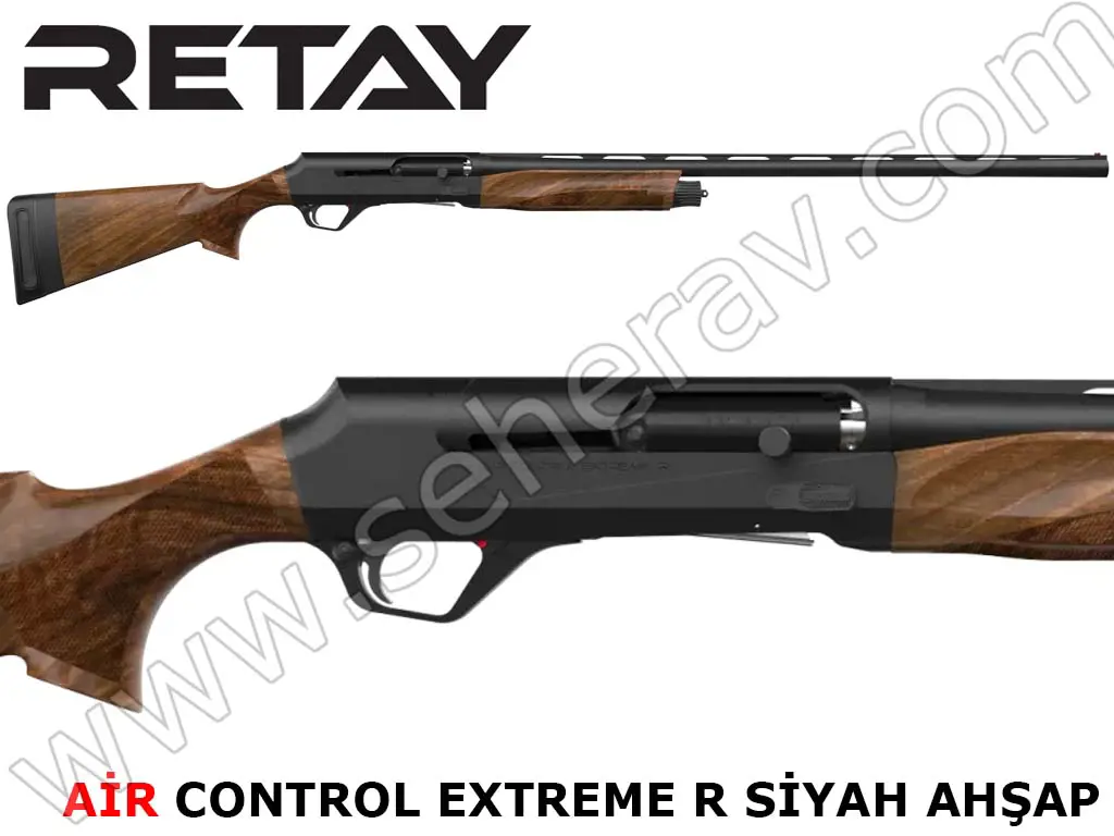 RETAY AİR CONTROL EXTREME R SİYAH AHŞAP 12 KALİBRE YARI OTOMATİK AV TÜFEĞİ