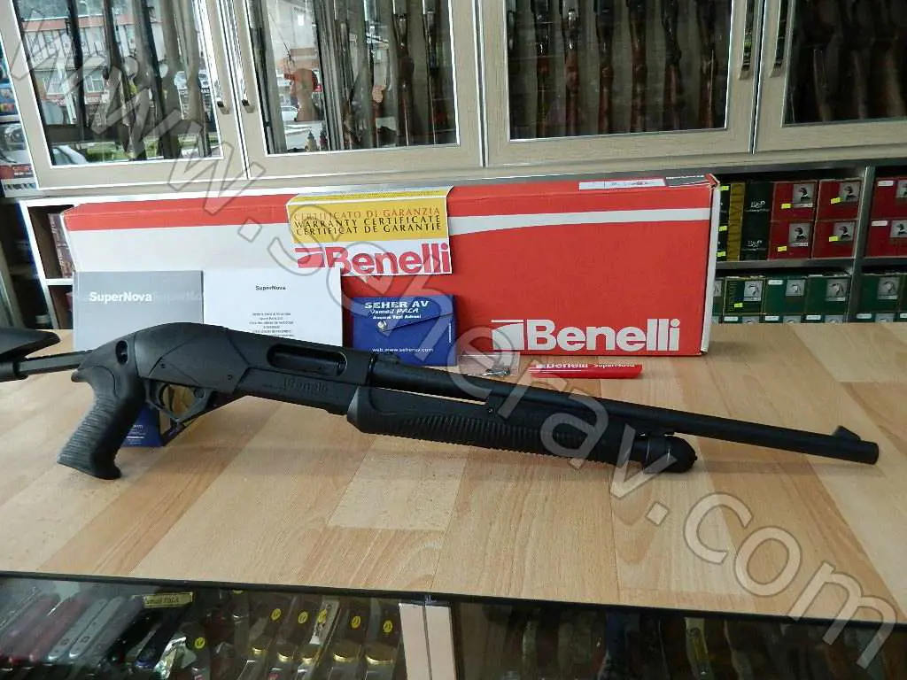 BENELLİ SÜPER NOVA TACTİCAL TELESKOPİK SLUG 12 KALİBRE POMPALI AV TÜFEĞİ