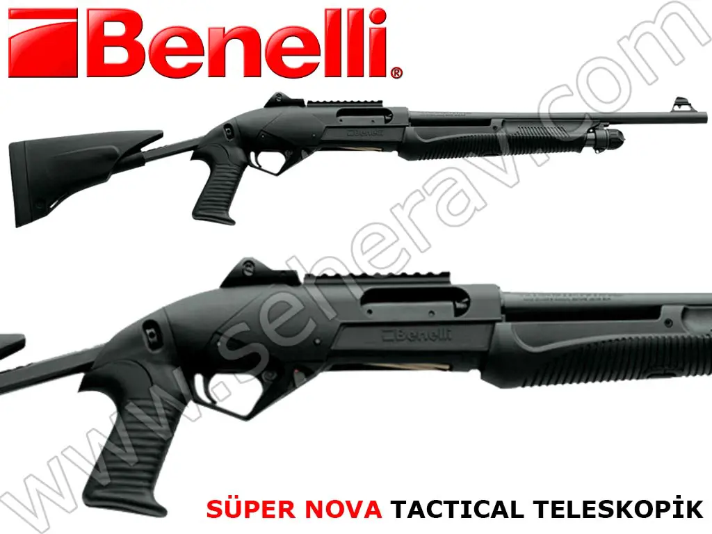 BENELLİ SÜPER NOVA TACTİCAL TELESKOPİK SLUG 12 KALİBRE POMPALI AV TÜFEĞİ