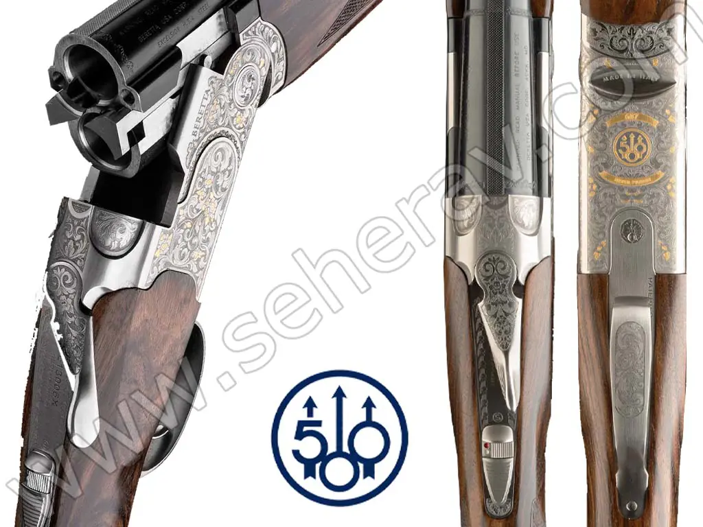 BERETTA 687 SİLVER PİGEON 500.YIL LİMİTED EDİTİON 12 KALİBRE SÜPER POZE AV TÜFEĞİ