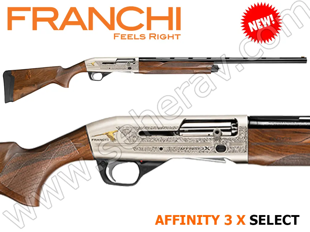 FRANCHI AFFINITY 3 X SELECT AHŞAP YENİ MODEL 12 KALİBRE YARI OTOMATİK AV TÜFEĞİ