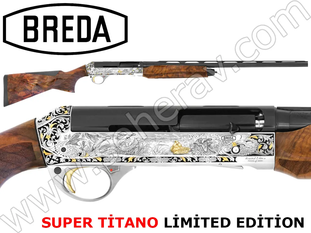 BREDA SUPER TİTANO LİMİTED EDİTİON YENİ MODEL 12 KALİBRE YARI OTOMATİK AV TÜFEĞİ