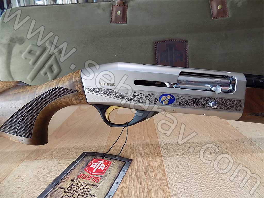 ATA ARMS NEO12 NİKEL GRAVÜRLÜ I ÖRDEK İŞLEMELİ 12 KALİBRE OTOMATİK