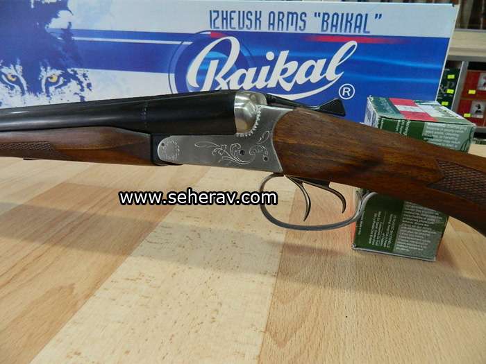 BAIKAL 43EM ÇİFT TETİK NİKEL 12 KALİBRE ÇİFT KIRMA