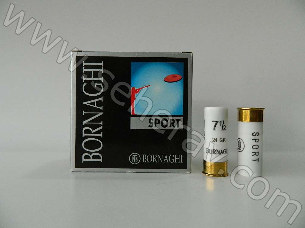 BORNAGHI SPORT TRAP 24 GRAM 7.5 NO 12 KALİBRE ATIŞ FİŞEĞİ