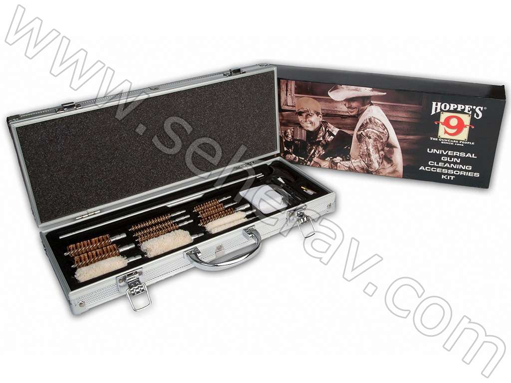 HOPPES UNİVERSAL KIT YİVLİ VE YİVSİZ TÜFEK TABANCA TEMİZLEME SETİ KOD.UAC76