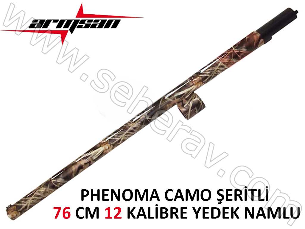 12 KALİBRE ARMSAN PHENOMA CAMO ŞERİTLİ 76 cm YEDEK NAMLU