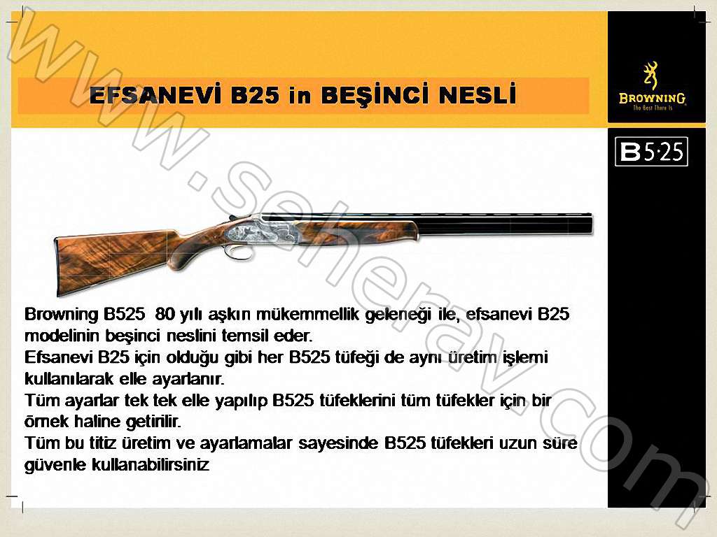 BROWNING B525 HAKKINDA BİLMENİZ GEREKENLER bilgiler