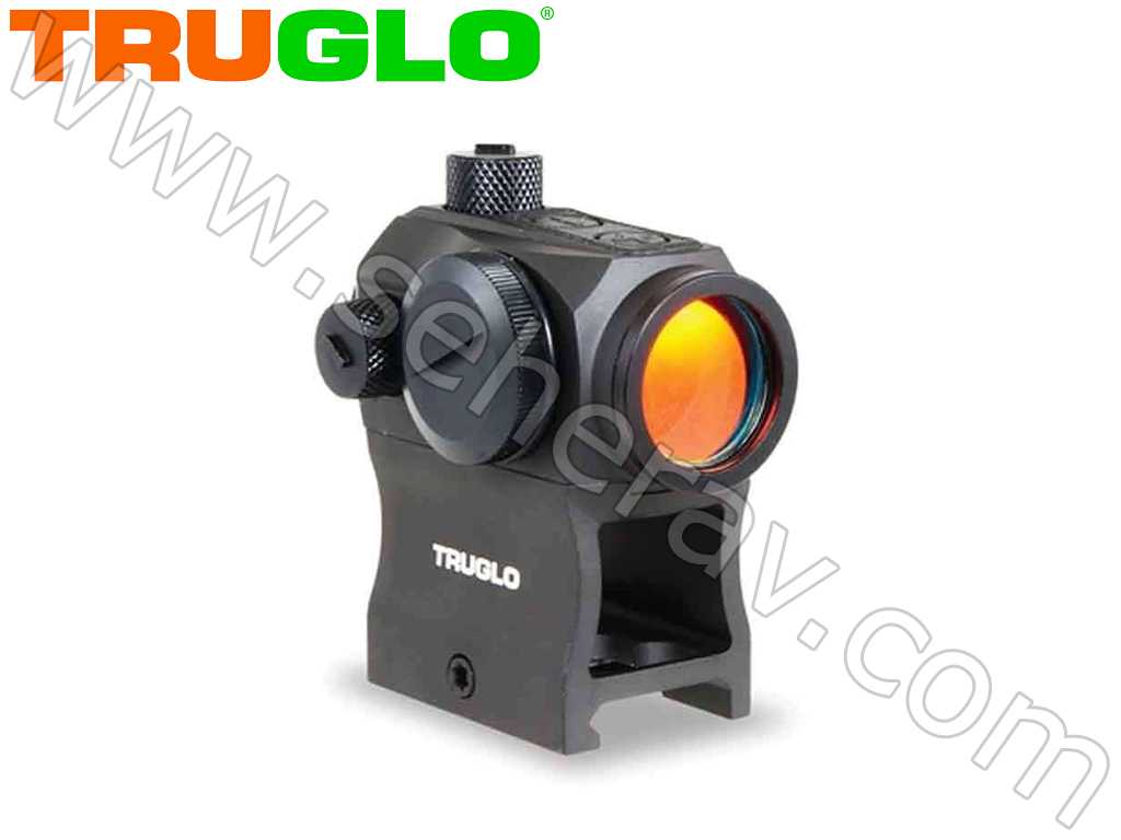 TRUGLO TRU-TEC 200 MM RED DOT SİYAH TG8120BN