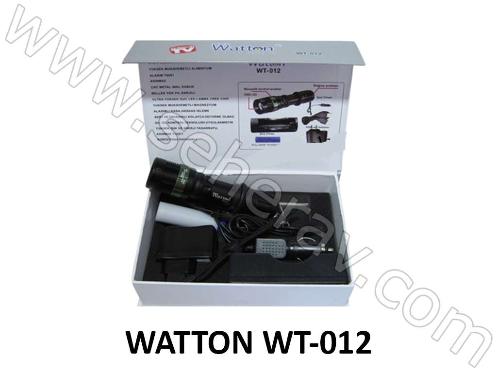WATTON WT-012 ZOOMLU ŞAJLI EL FENERİ