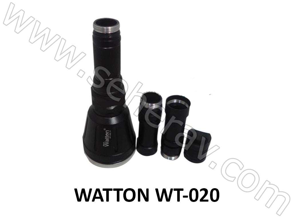 WATTON WT-020 800 LÜMEN TÜFEK APARATLI EL FENERİ BEYA IŞIK