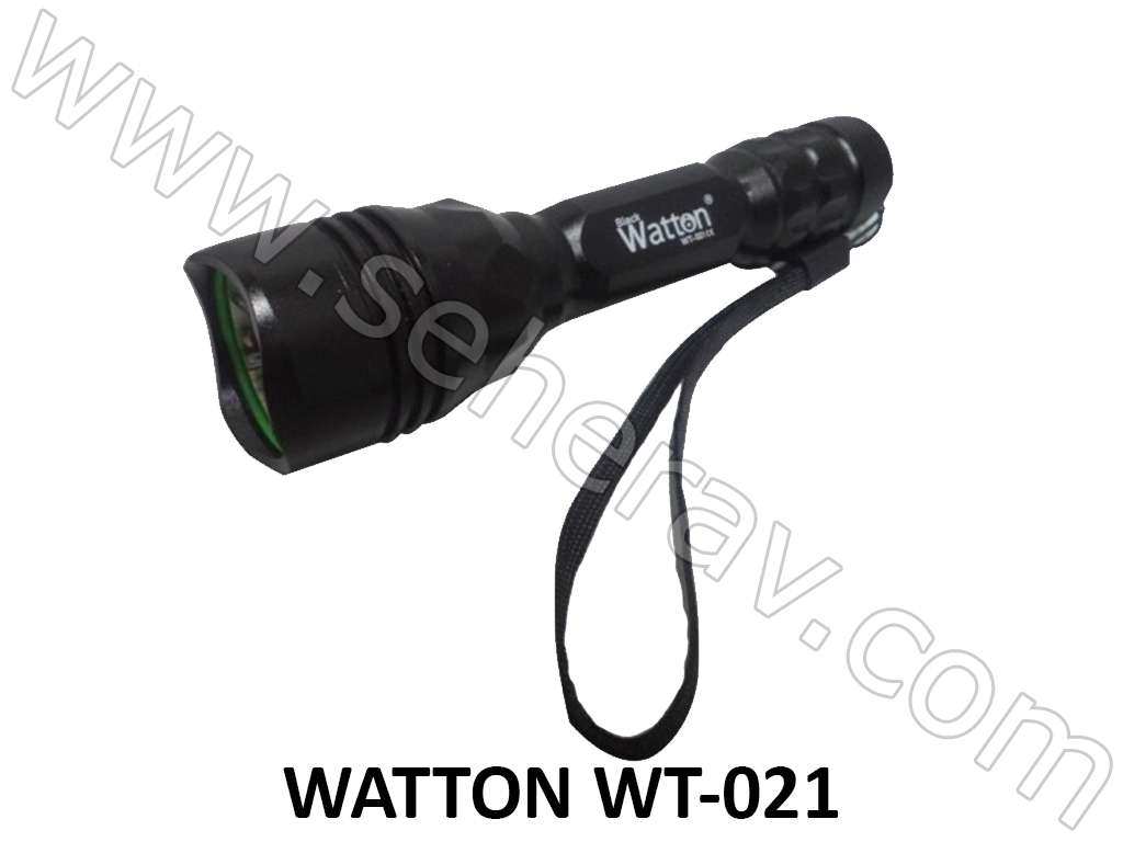 WATTON WT-021 TÜFEK APARATLI EL FENERİ BEYAZ IŞIK