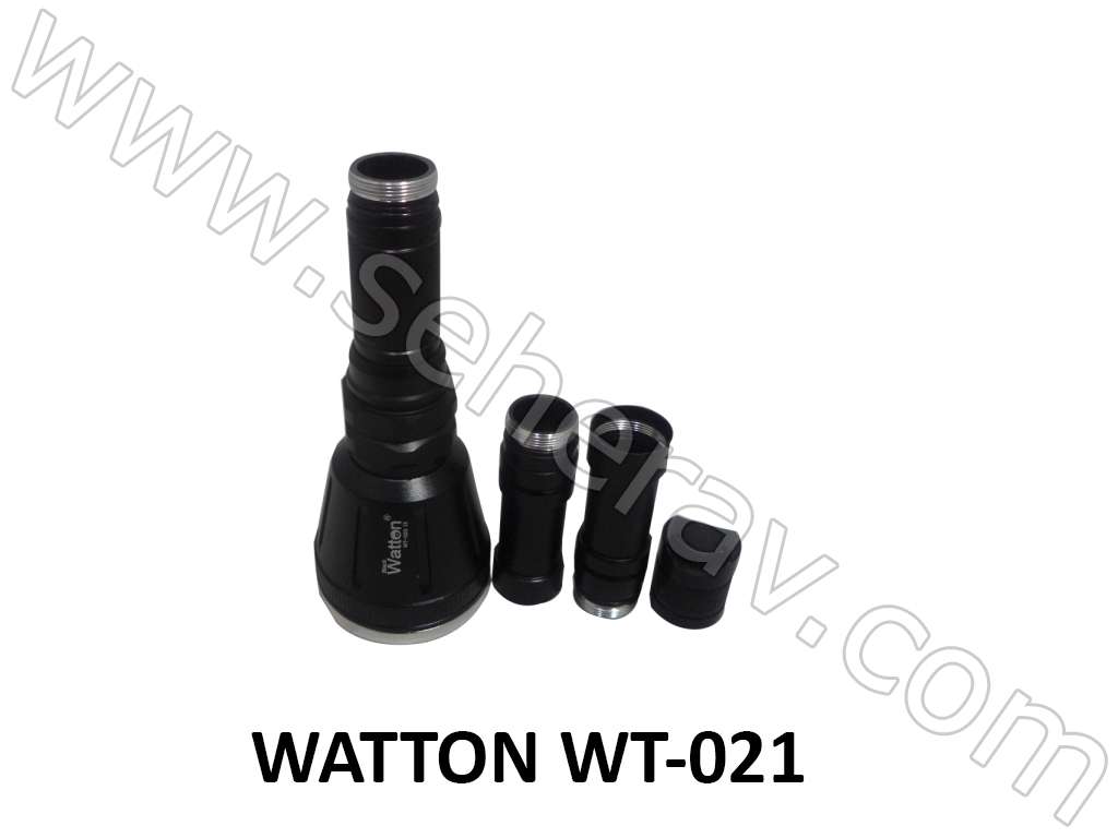 WATTON WT-021 TÜFEK APARATLI EL FENERİ SARI IŞIK