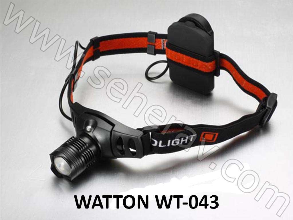 WATTON WT-043 KAFA FENERİ BEYAZ IŞIK
