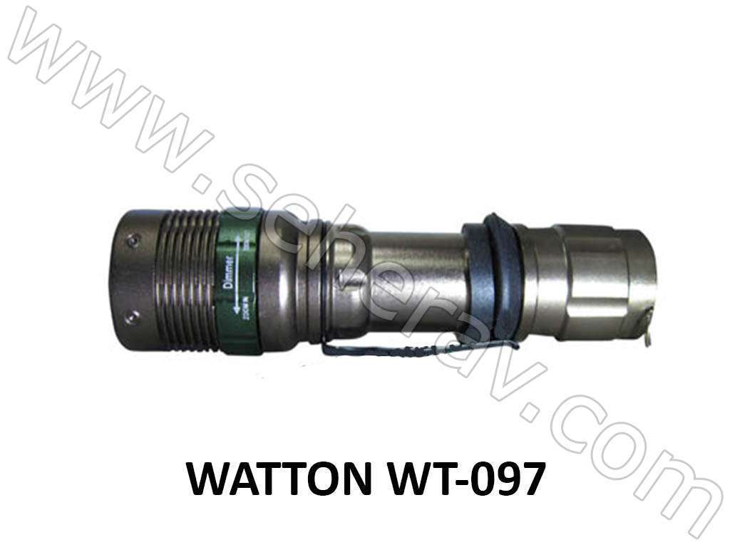 WATTON WT-097 ZOOMLU ŞARZLI EL FENERİ