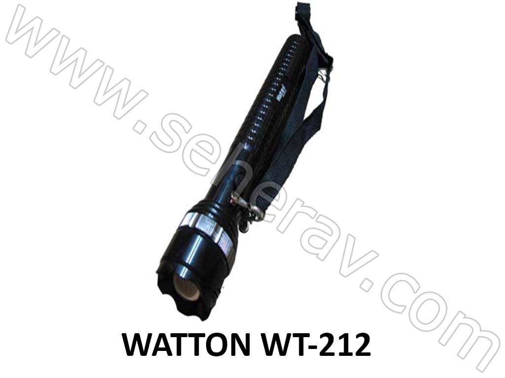 WATTON WT-212 ZOOMLU EL FENERİ BEYAZ IŞIK